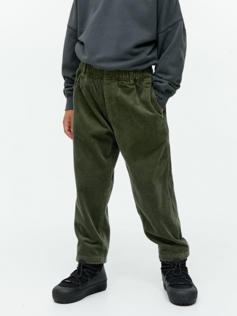 Pantaloni Arket Corduroy Baieti Verzi Inchis | Romania-UQVS98317