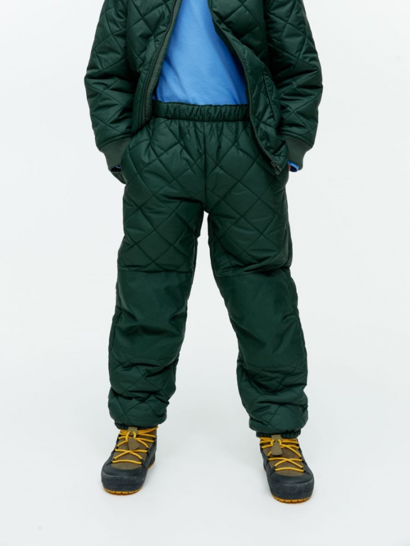 Pantaloni Arket Căptușită Outdoor Baieti Verzi Inchis | Romania-SEGQ47865