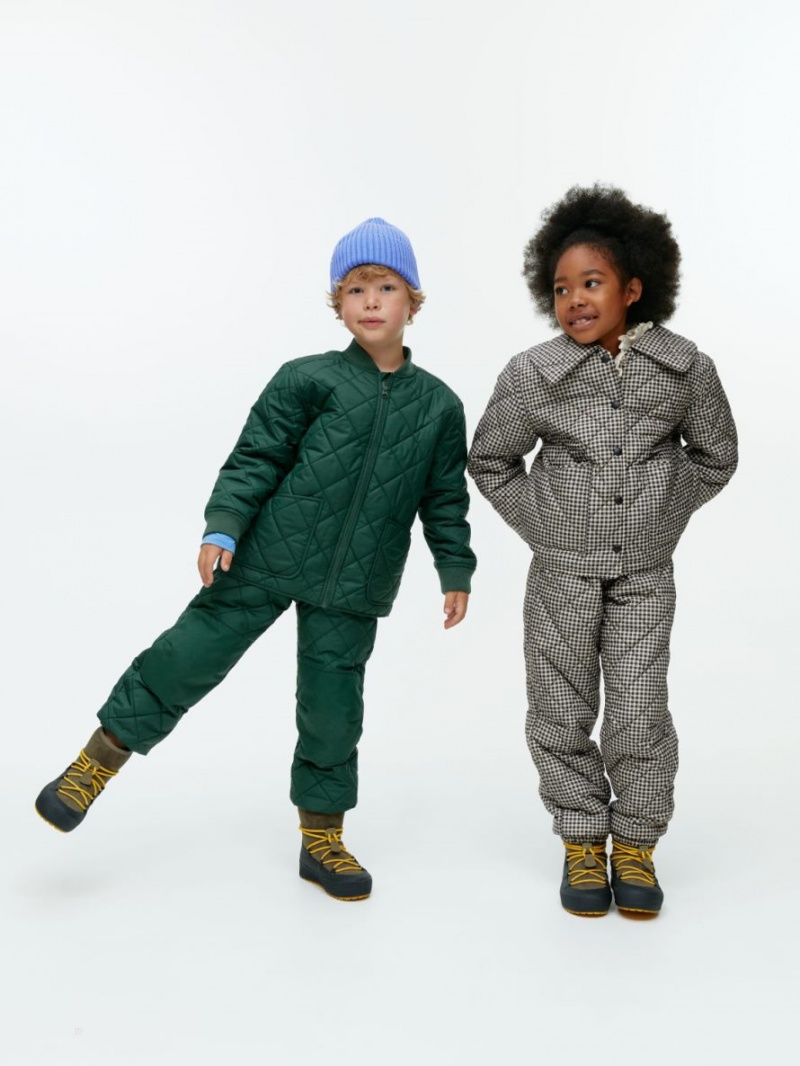 Pantaloni Arket Căptușită Outdoor Baieti Verzi Inchis | Romania-SEGQ47865