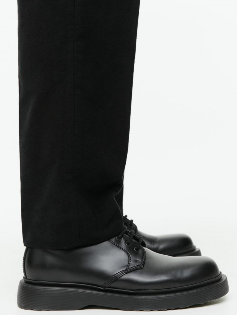 Pantaloni Arket Dressed Bumbac Barbati Negrii | Romania-EZBF12485