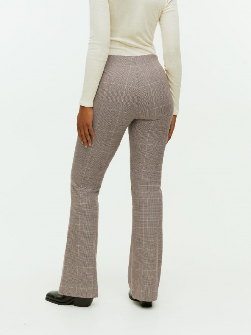 Pantaloni Arket Flared Dama Bej Maro | Romania-DNKZ82043