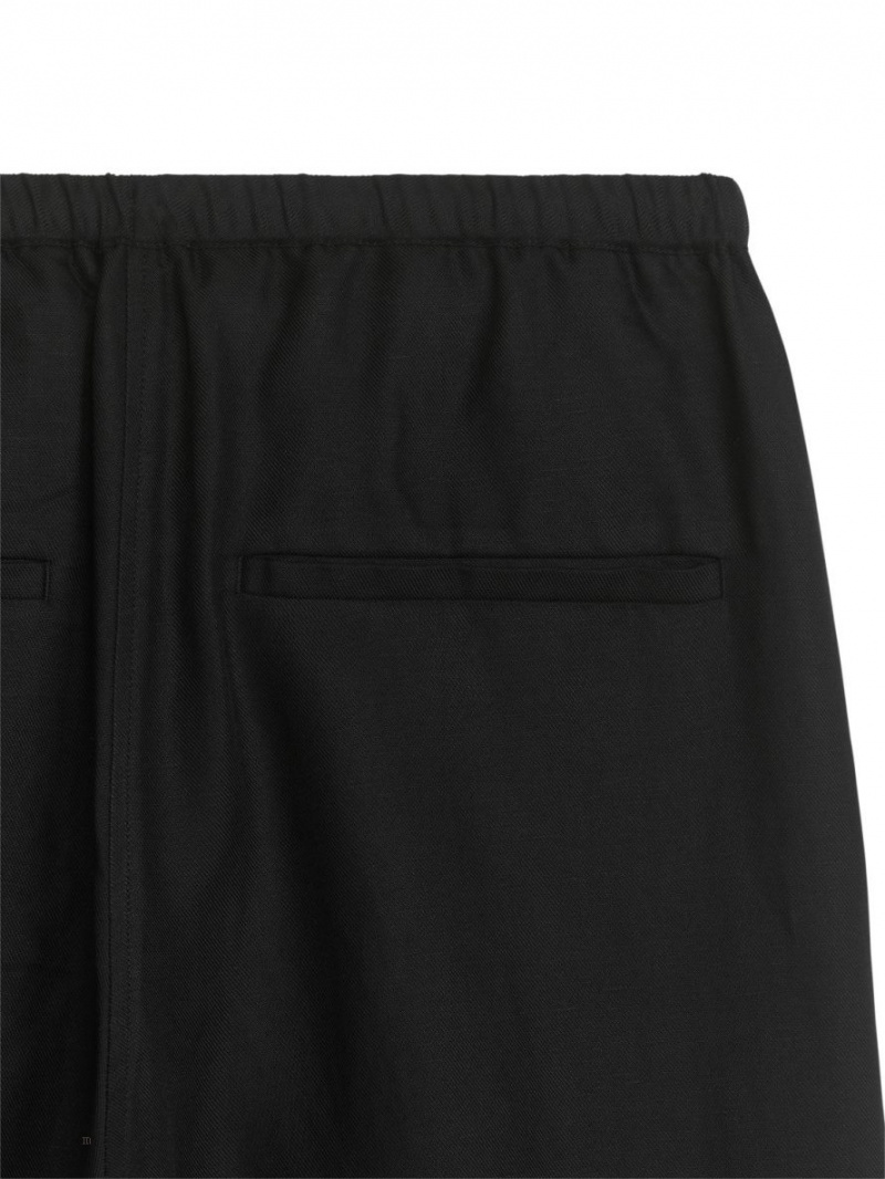 Pantaloni Arket Fluid Cargo Dama Negrii | Romania-XOAU63092