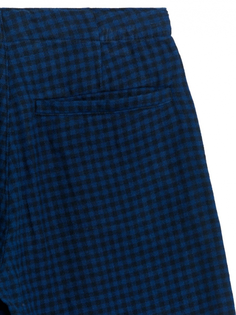 Pantaloni Arket Gingham Flannel Baieti Albastri | Romania-AIUN46258