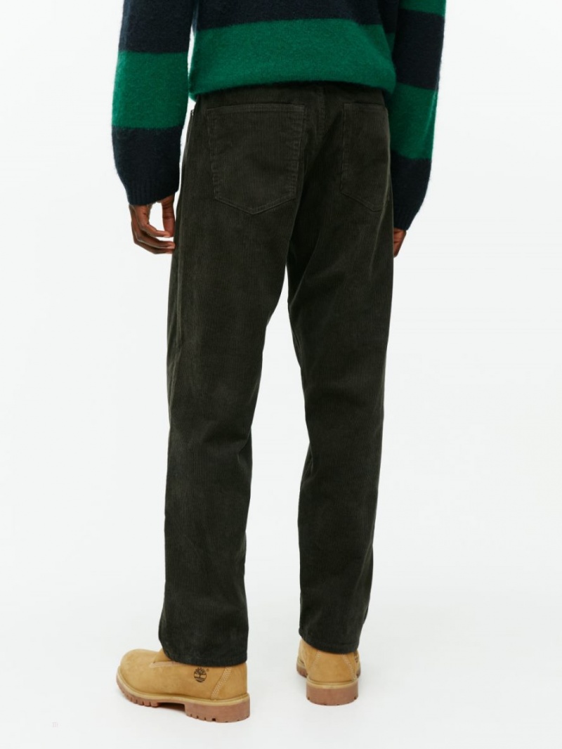 Pantaloni Arket LOOSE Corduroy Barbati Verzi Inchis | Romania-YEGW45201