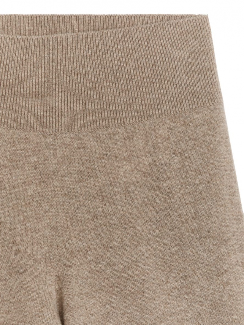 Pantaloni Arket Largi Cashmere Dama Bej | Romania-XTVM25906