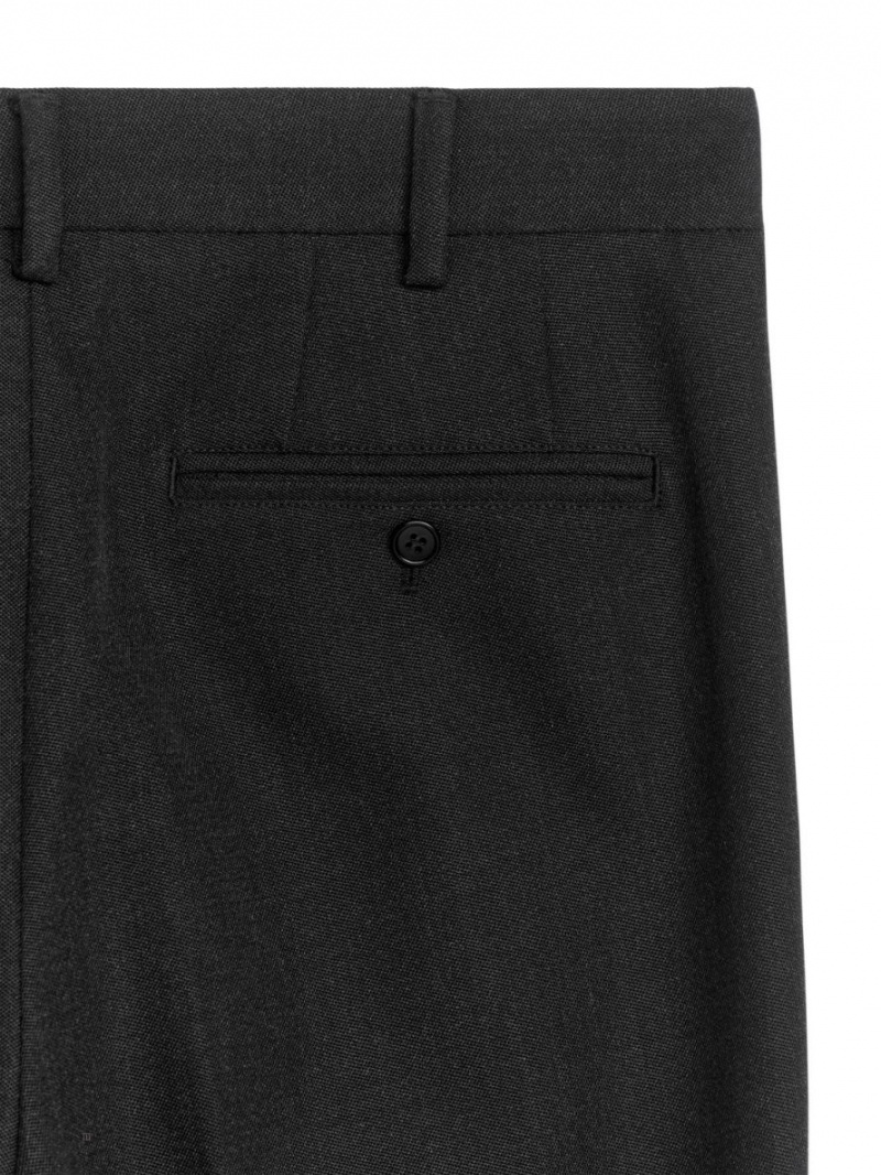 Pantaloni Arket Tailored Largi-Fit Barbati Gri | Romania-OWKB82174