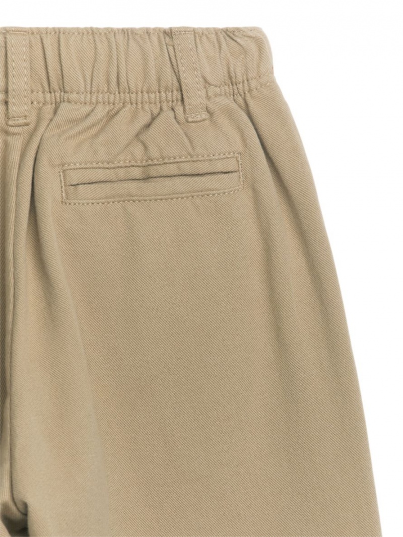 Pantaloni Arket Tapered Bumbac Chinos Baieti Bej | Romania-KPZT08375