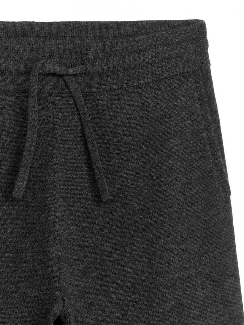 Pantaloni Jogger Arket Tricotate Merino Barbati Gri Inchis | Romania-CMSX54192