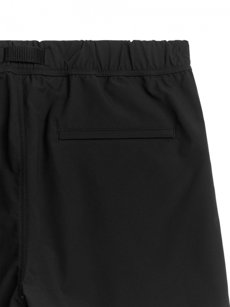 Pantaloni Scurti Arket Active Hiker Barbati Negrii | Romania-TMLA10289