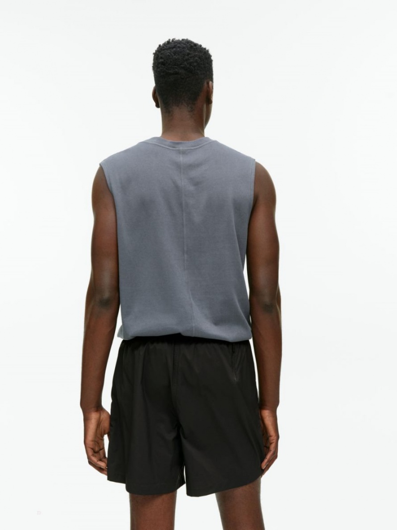 Pantaloni Scurti Arket Active Stretch Barbati Negrii | Romania-YMGZ38276