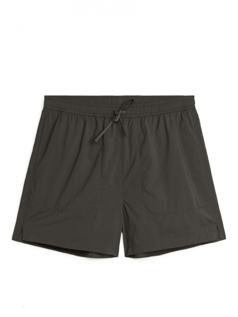 Pantaloni Scurti Arket Active Stretch Barbati Maro | Romania-YEIU98013