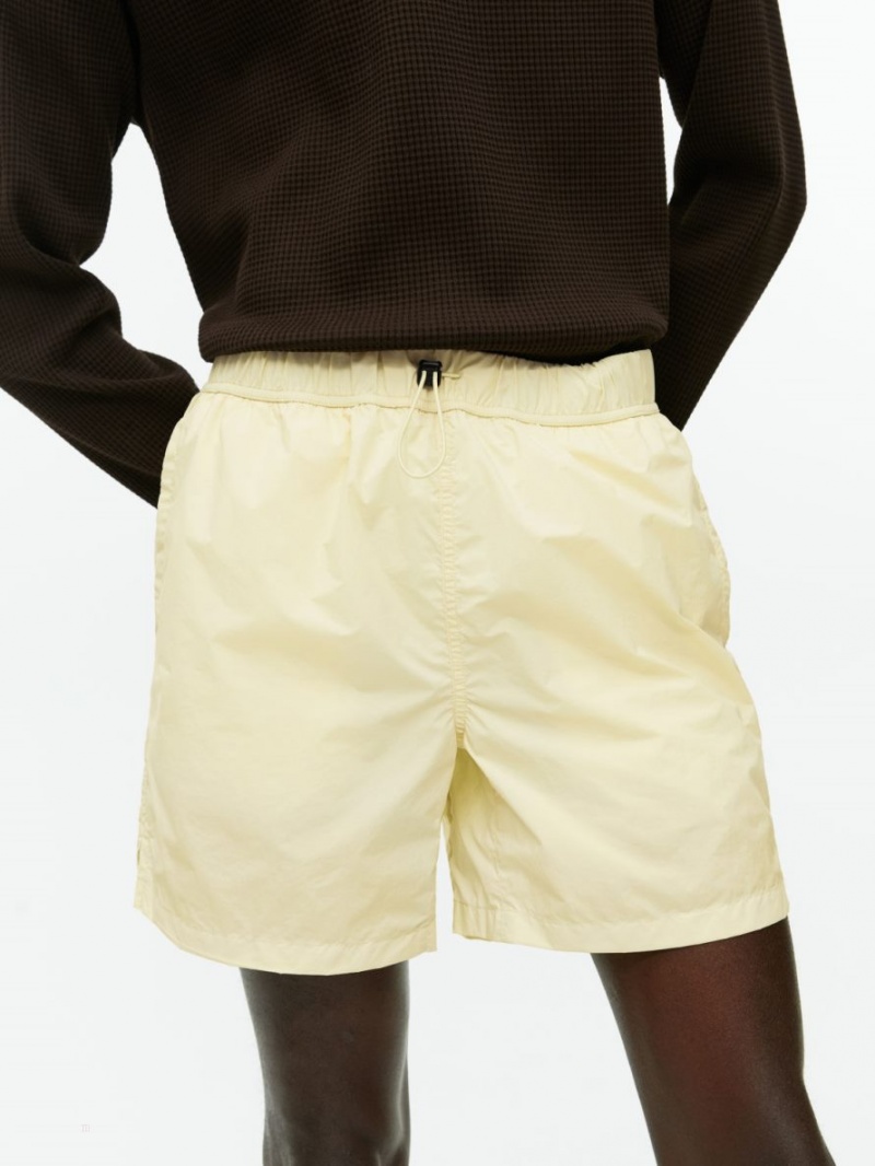 Pantaloni Scurti Arket Active Usori Barbati Galbeni Deschis | Romania-FPCW08475