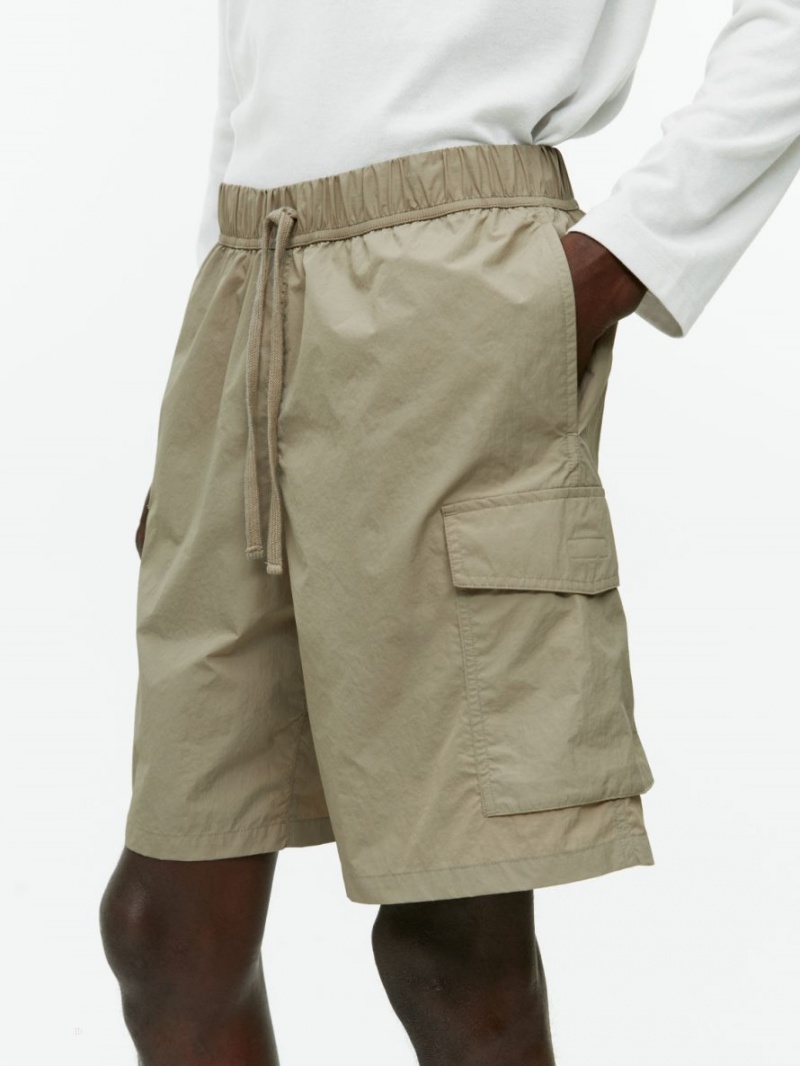 Pantaloni Scurti Arket Active Utility Barbati Kaki Verzi | Romania-VPXD85907