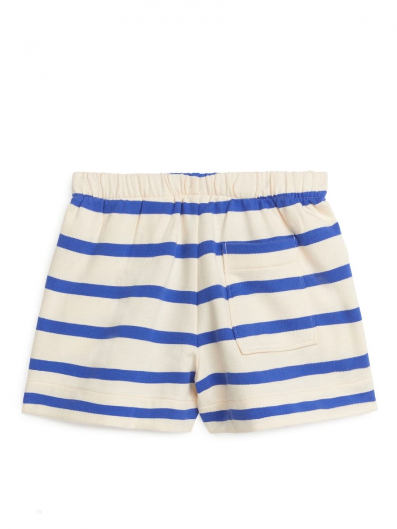 Pantaloni Scurti Arket French Terry Fete Albastri | Romania-AHCV95384