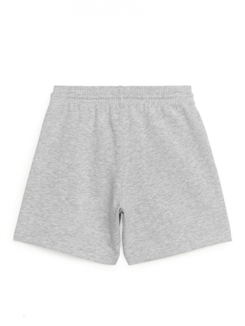 Pantaloni Scurti Arket French Terry Fete Gri | Romania-XPFB72305