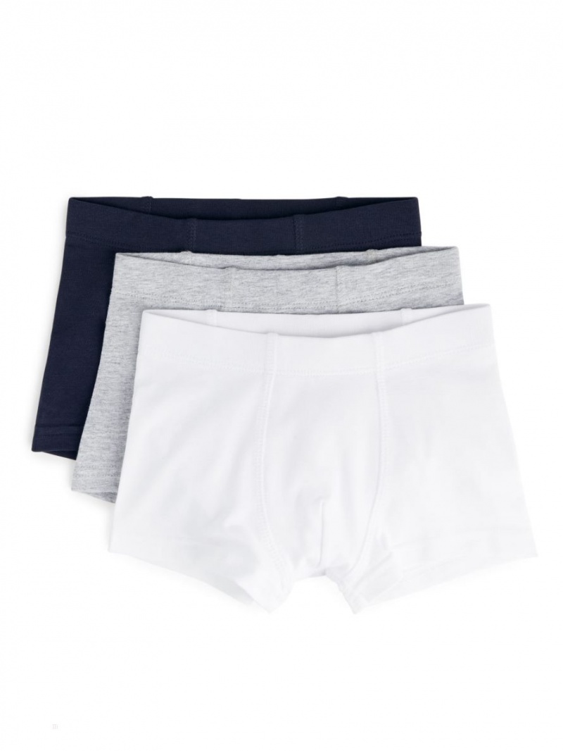 Pantaloni Scurti Arket Jersey Trunks Baieti Gri Albi Albastri | Romania-CYSU60178