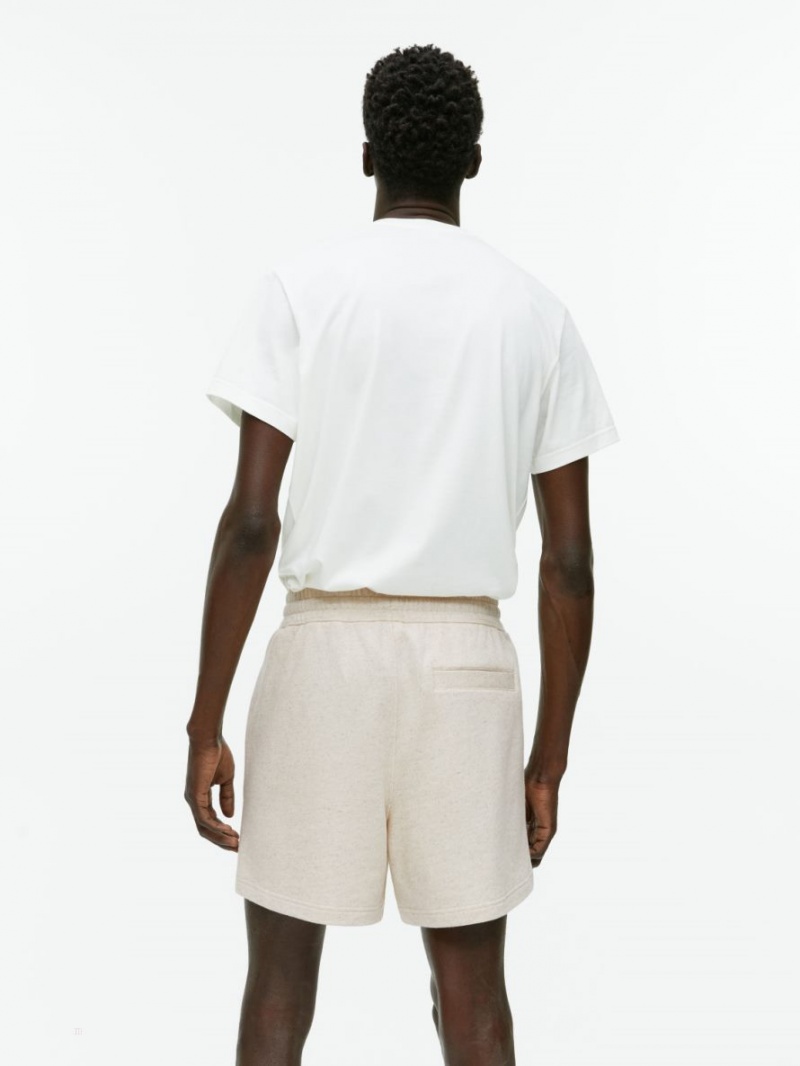 Pantaloni Scurti Arket Regular-Fit Sweat Barbati Bej | Romania-PEOL50961