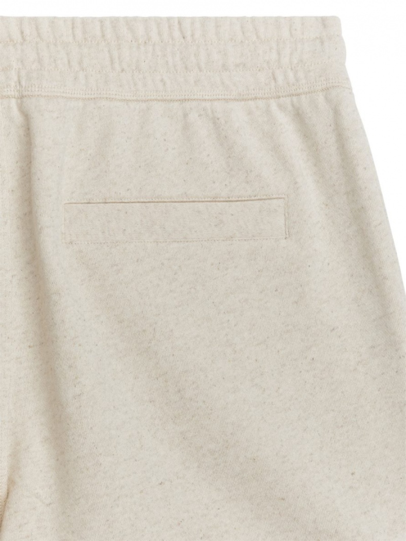 Pantaloni Scurti Arket Regular-Fit Sweat Barbati Bej | Romania-PEOL50961