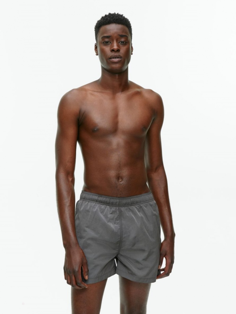 Pantaloni Scurti Arket Swim Barbati Gri Inchis | Romania-VTWA52369