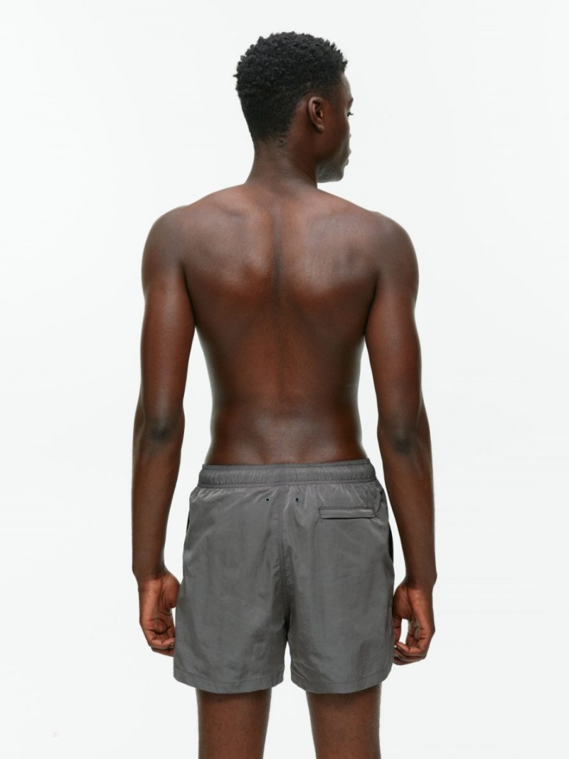 Pantaloni Scurti Arket Swim Barbati Gri Inchis | Romania-VTWA52369