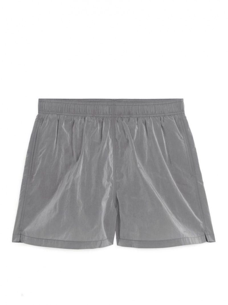 Pantaloni Scurti Arket Swim Barbati Gri | Romania-VNPZ13549