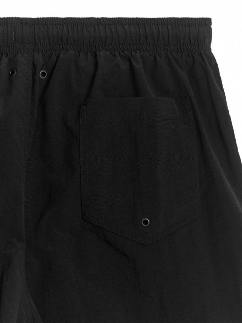 Pantaloni Scurti Arket Swim Barbati Negrii | Romania-YCAE89145