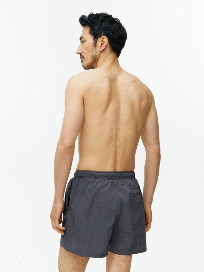 Pantaloni Scurti Arket Swim Barbati Negrii | Romania-OXEB81765