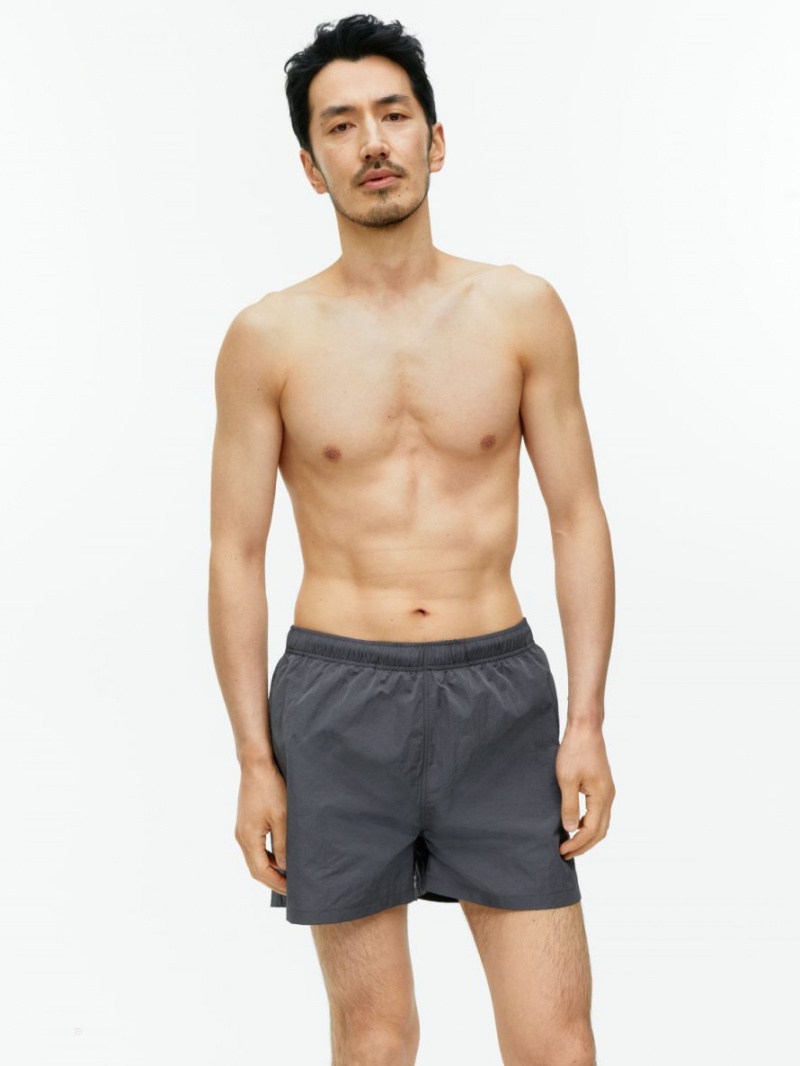 Pantaloni Scurti Arket Swim Barbati Negrii | Romania-OXEB81765