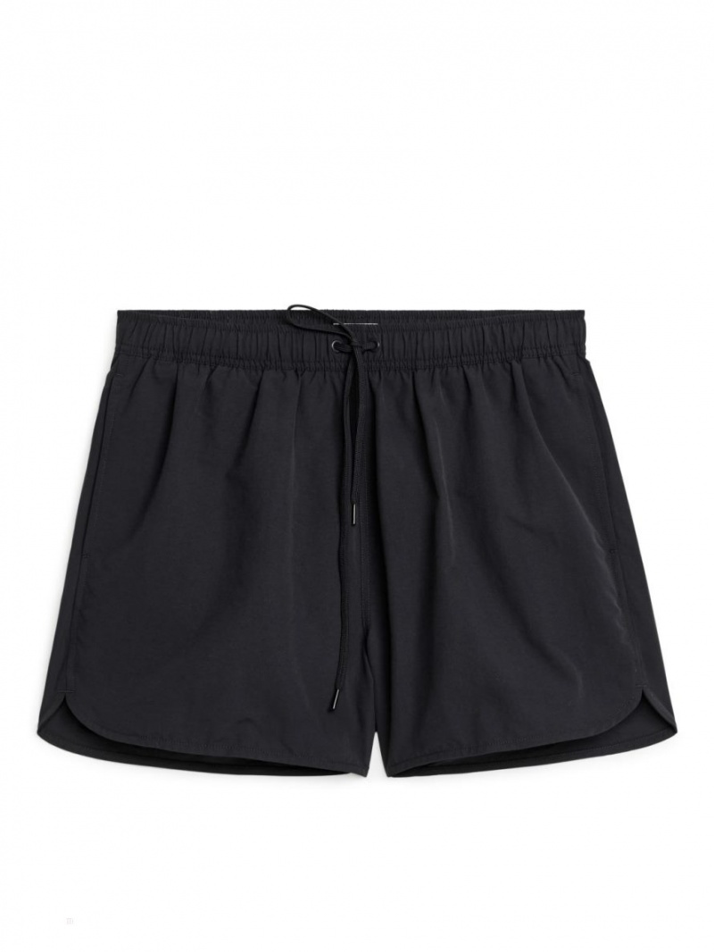 Pantaloni Scurti Arket Swim Barbati Negrii | Romania-KUZQ54198