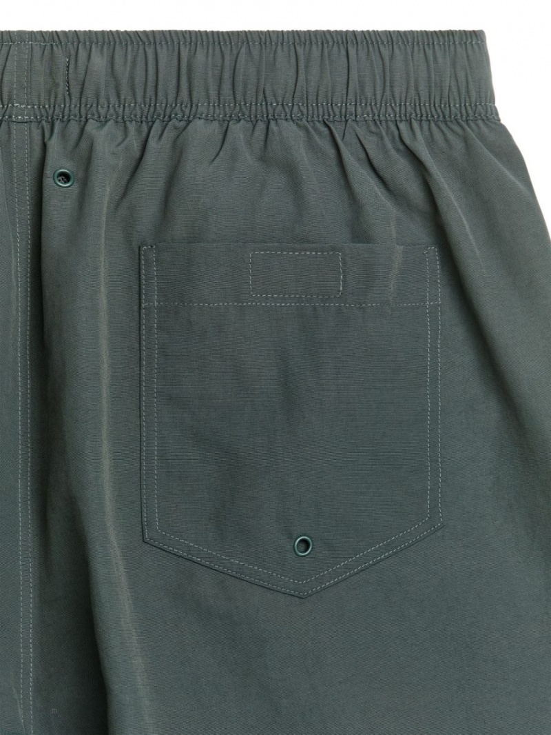 Pantaloni Scurti Arket Swim Barbati Verzi Inchis | Romania-ONXD10539
