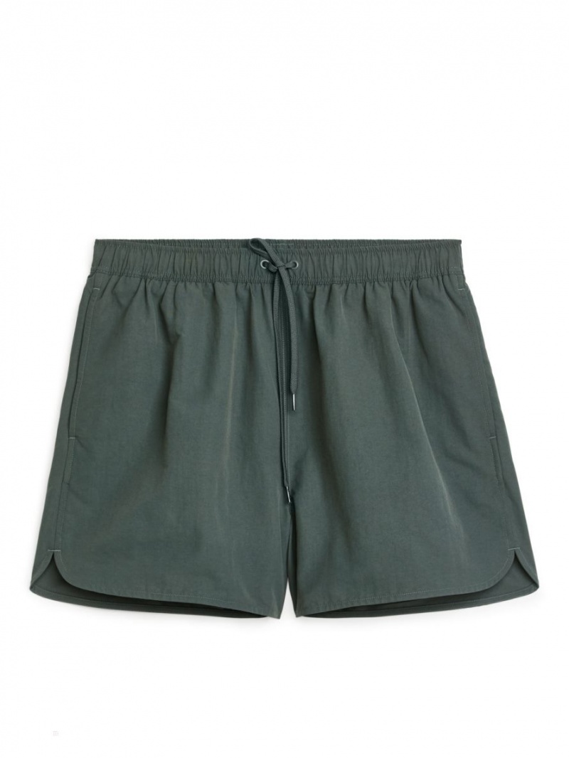 Pantaloni Scurti Arket Swim Barbati Verzi Inchis | Romania-ONXD10539