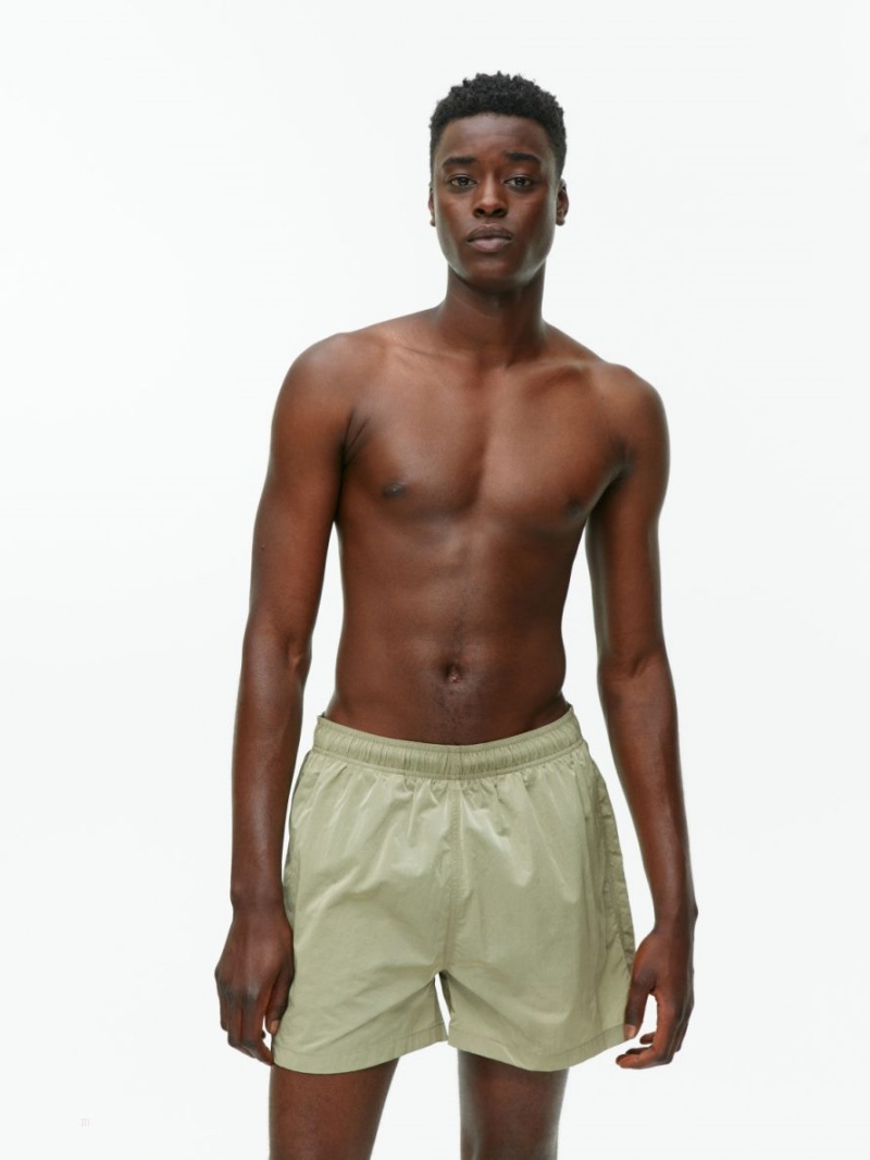 Pantaloni Scurti Arket Swim Barbati Verzi | Romania-YGAM04362