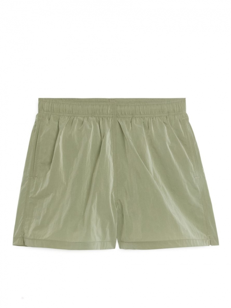 Pantaloni Scurti Arket Swim Barbati Verzi | Romania-YGAM04362