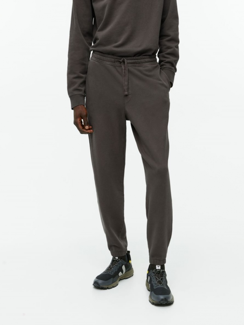Pantaloni de Trening Arket Active Garment-Dyed Barbati Maro Inchis | Romania-XOKS53642