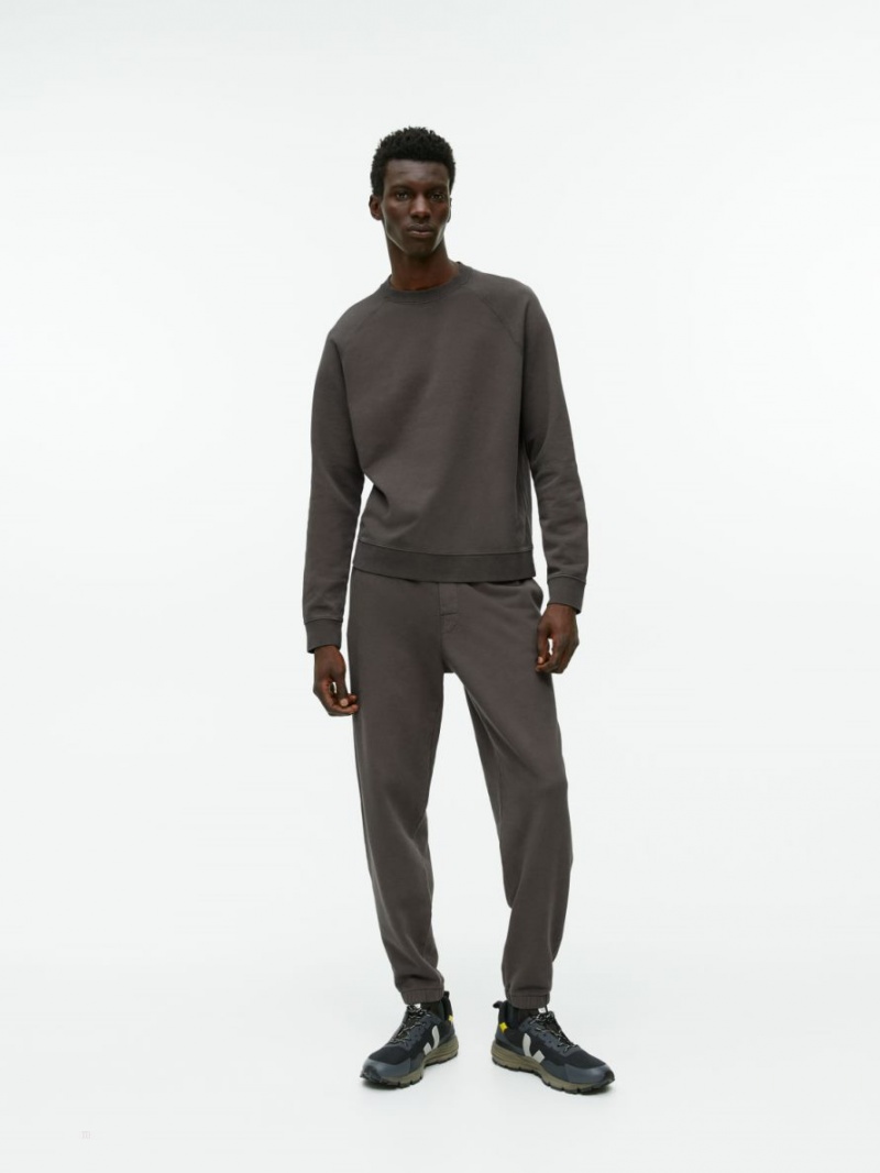 Pantaloni de Trening Arket Active Garment-Dyed Barbati Maro Inchis | Romania-XOKS53642