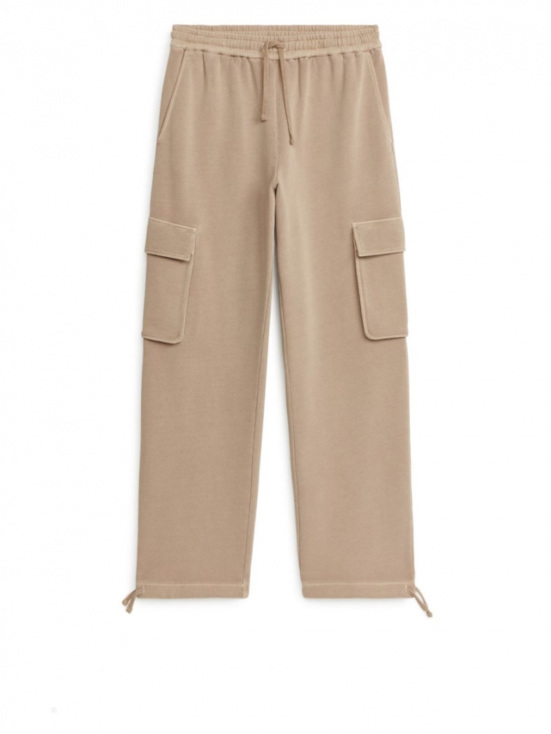 Pantaloni de Trening Arket Cargo Dama Bej | Romania-FHQK48592