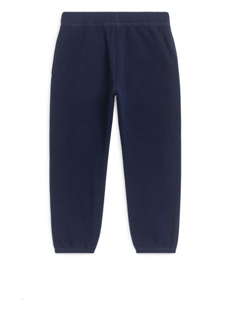 Pantaloni de Trening Arket Fleece Fete Albastri Inchis | Romania-ZOAB18975