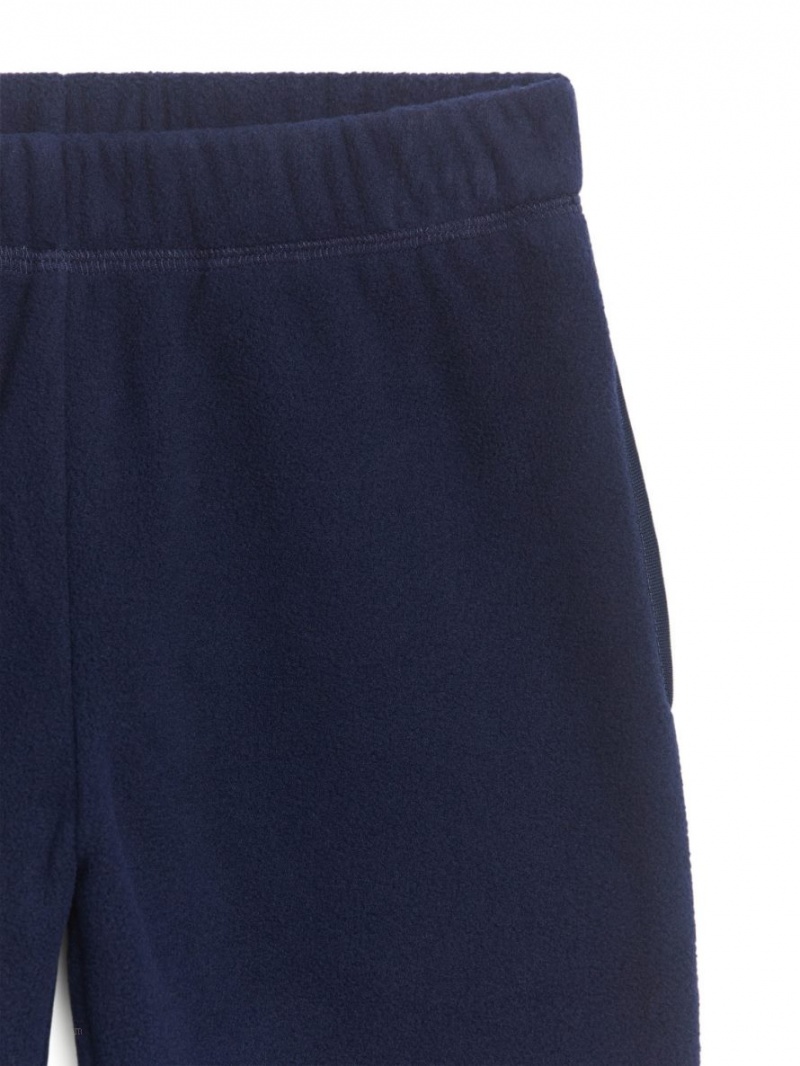 Pantaloni de Trening Arket Fleece Fete Albastri Inchis | Romania-ZOAB18975
