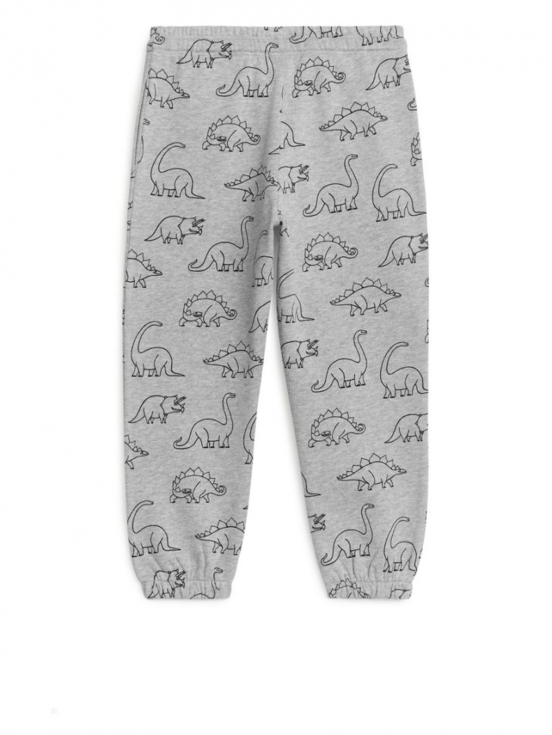 Pantaloni de Trening Arket French Terry Baieti Gri | Romania-BFHG91053