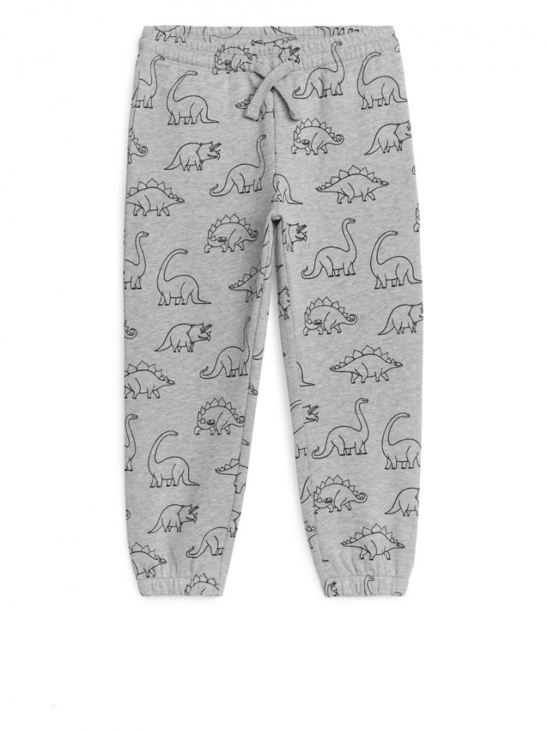 Pantaloni de Trening Arket French Terry Baieti Gri | Romania-BFHG91053