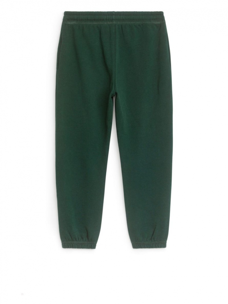 Pantaloni de Trening Arket French Terry Fete Verzi Inchis | Romania-CWAX82345