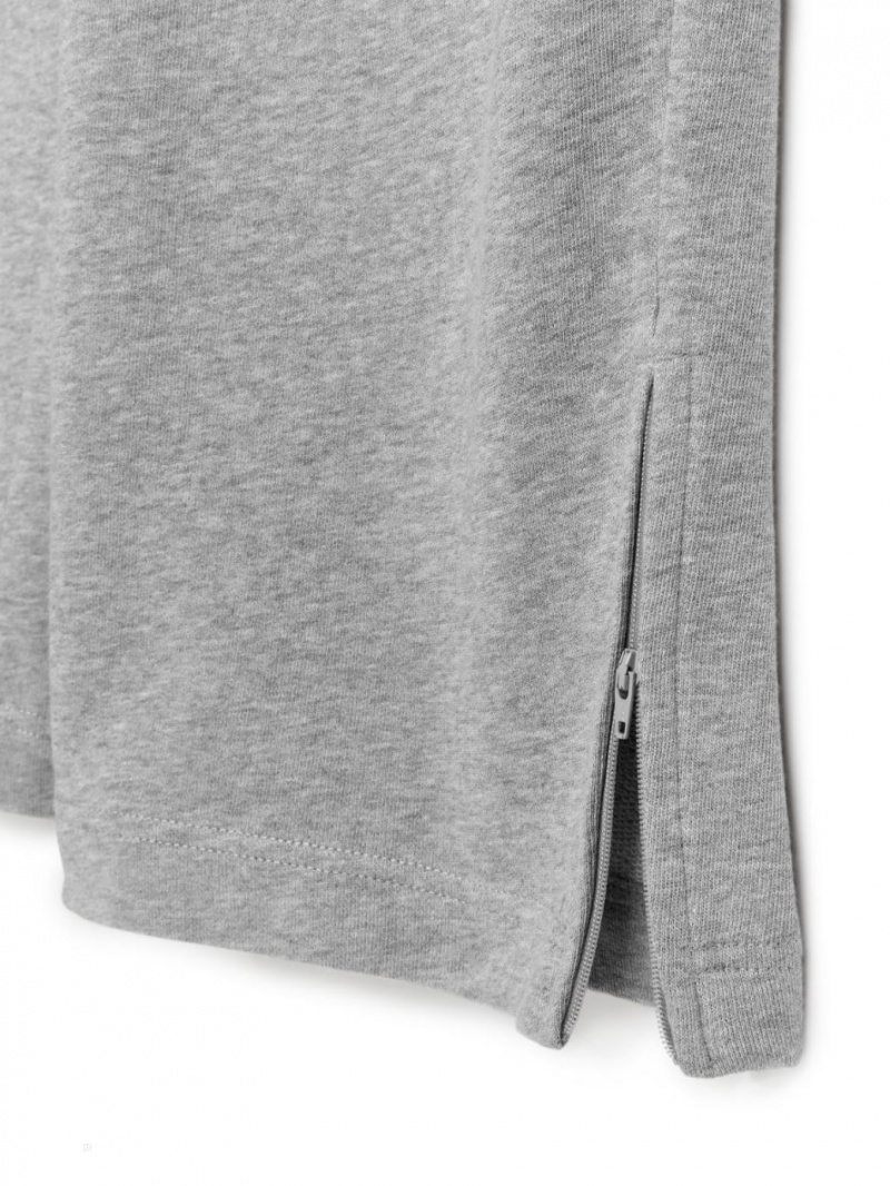 Pantaloni de Trening Arket Largi-Leg Slit Dama Gri | Romania-HNRZ49681