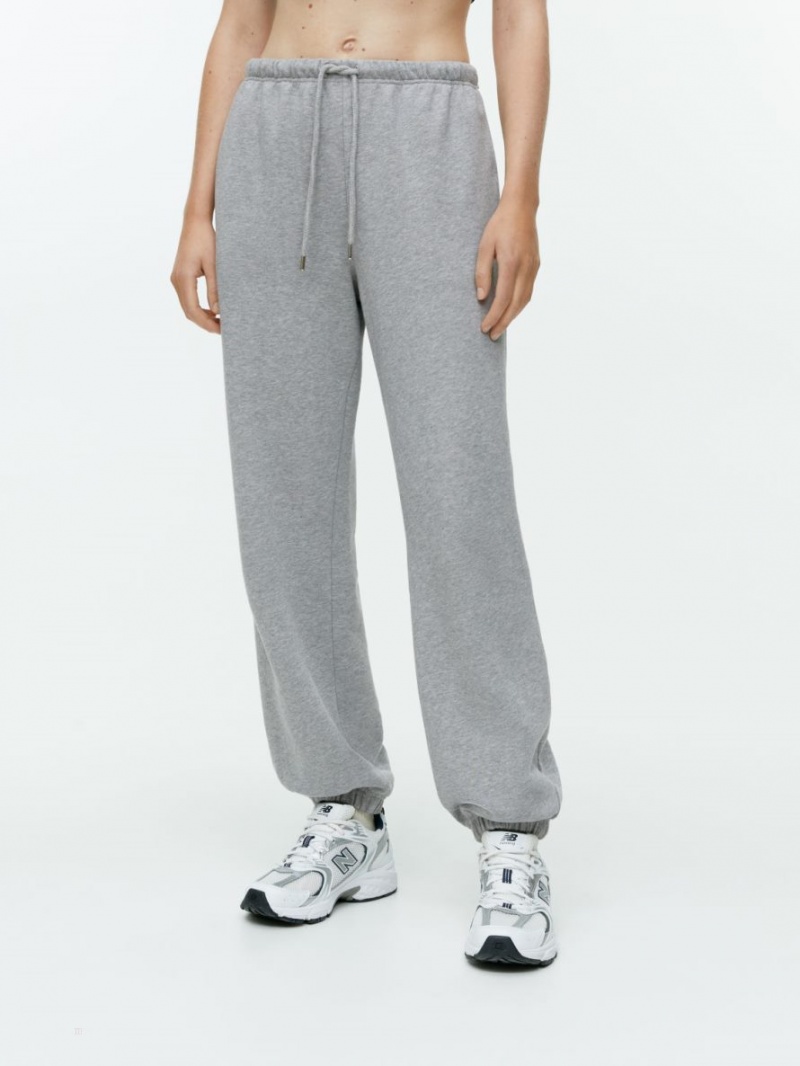 Pantaloni de Trening Arket Relaxed Bumbac Dama Gri | Romania-EABG05879