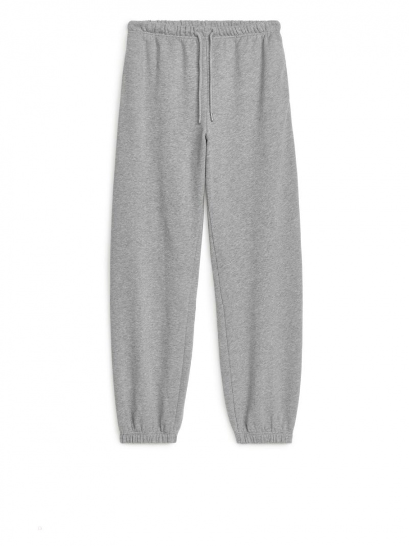Pantaloni de Trening Arket Relaxed Bumbac Dama Gri | Romania-EABG05879