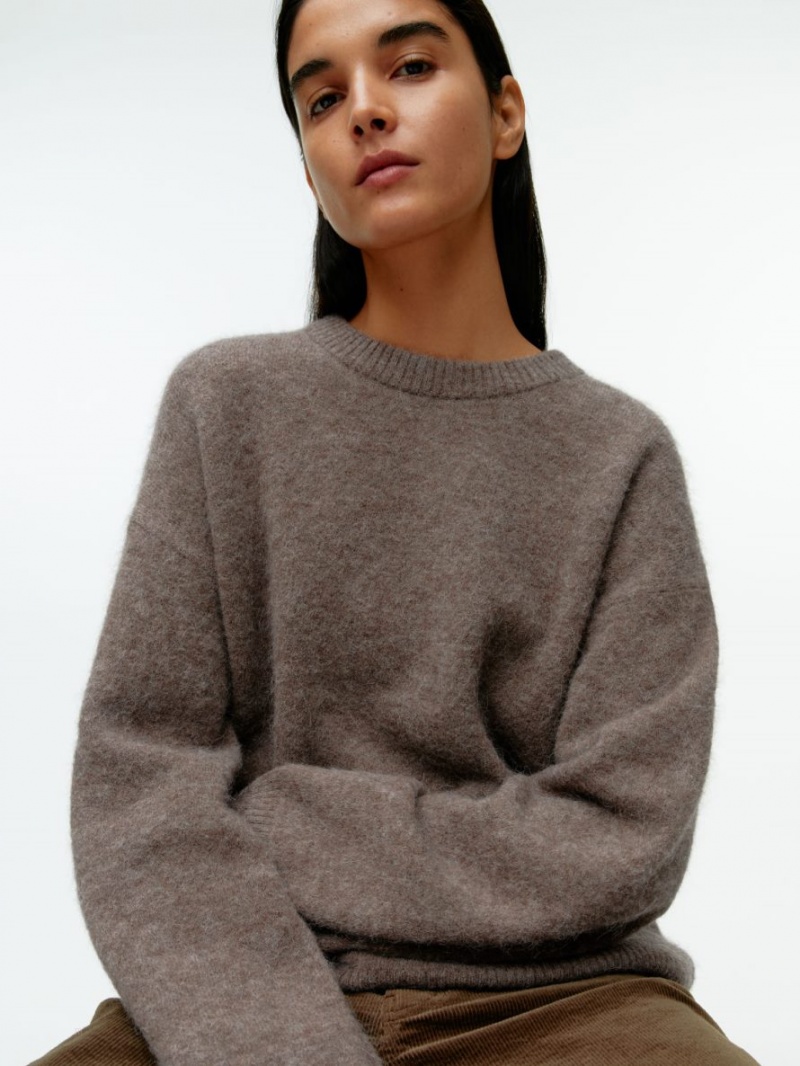 Pulover Arket Alpaca Blend Dama Gri | Romania-TGOE83402