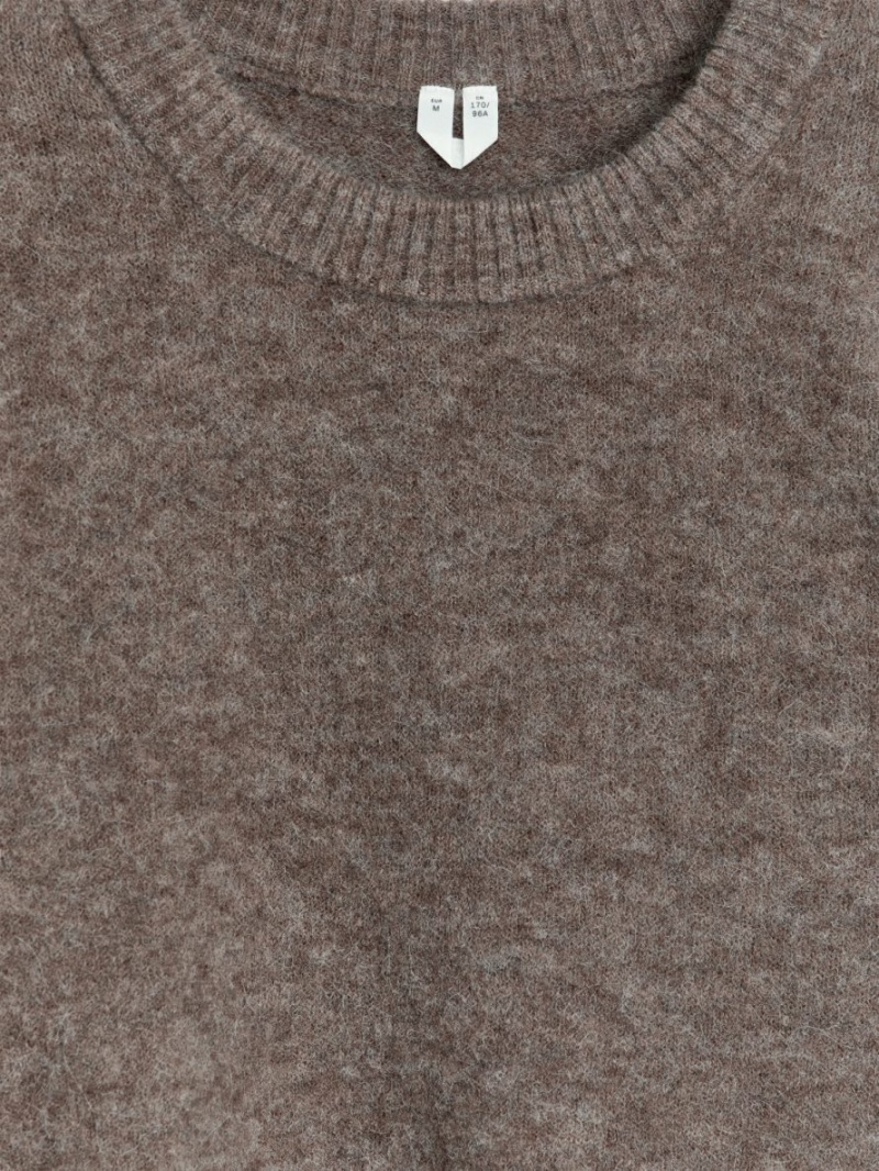 Pulover Arket Alpaca Blend Dama Gri | Romania-TGOE83402