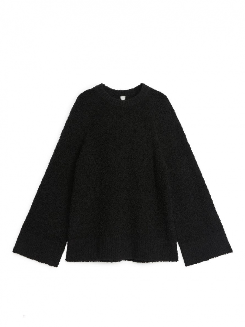 Pulover Arket Bouclé Dama Negrii | Romania-GSID80341