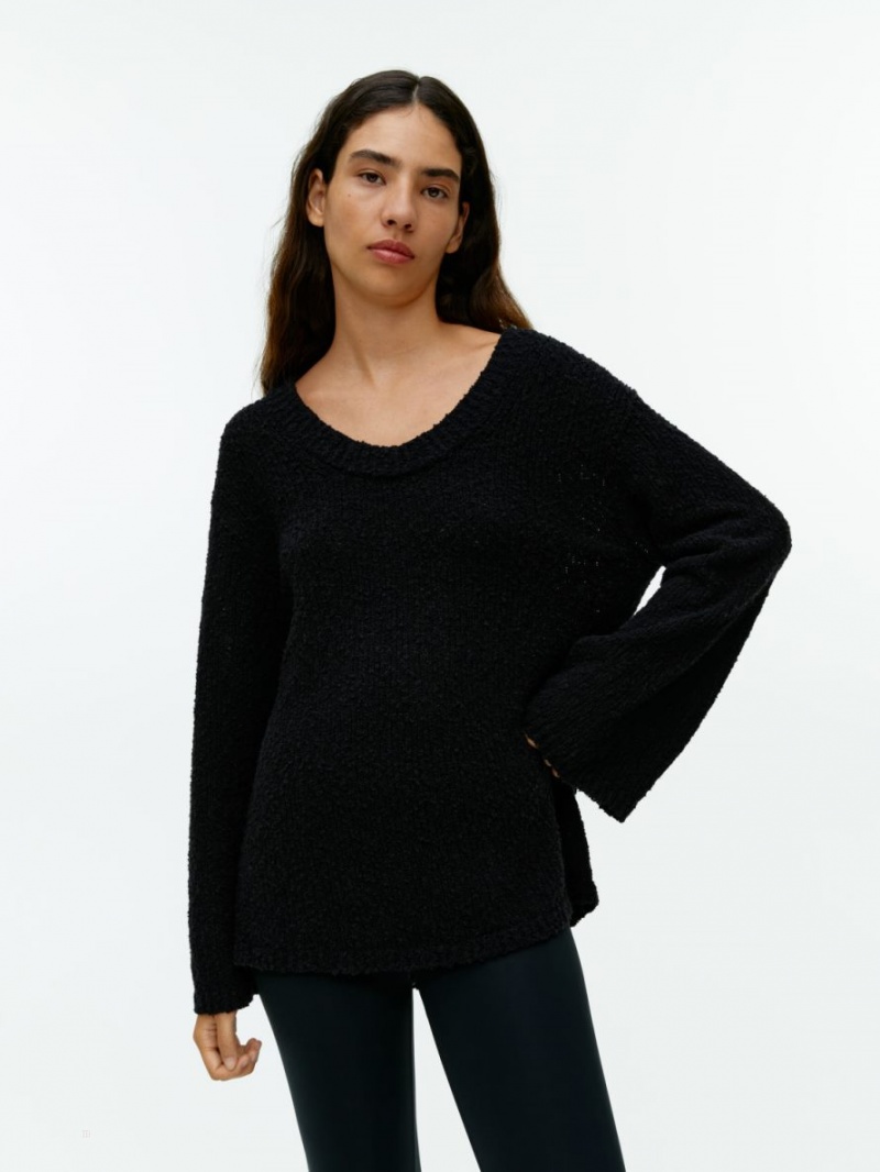 Pulover Arket Bouclé Dama Negrii | Romania-YUPF72314
