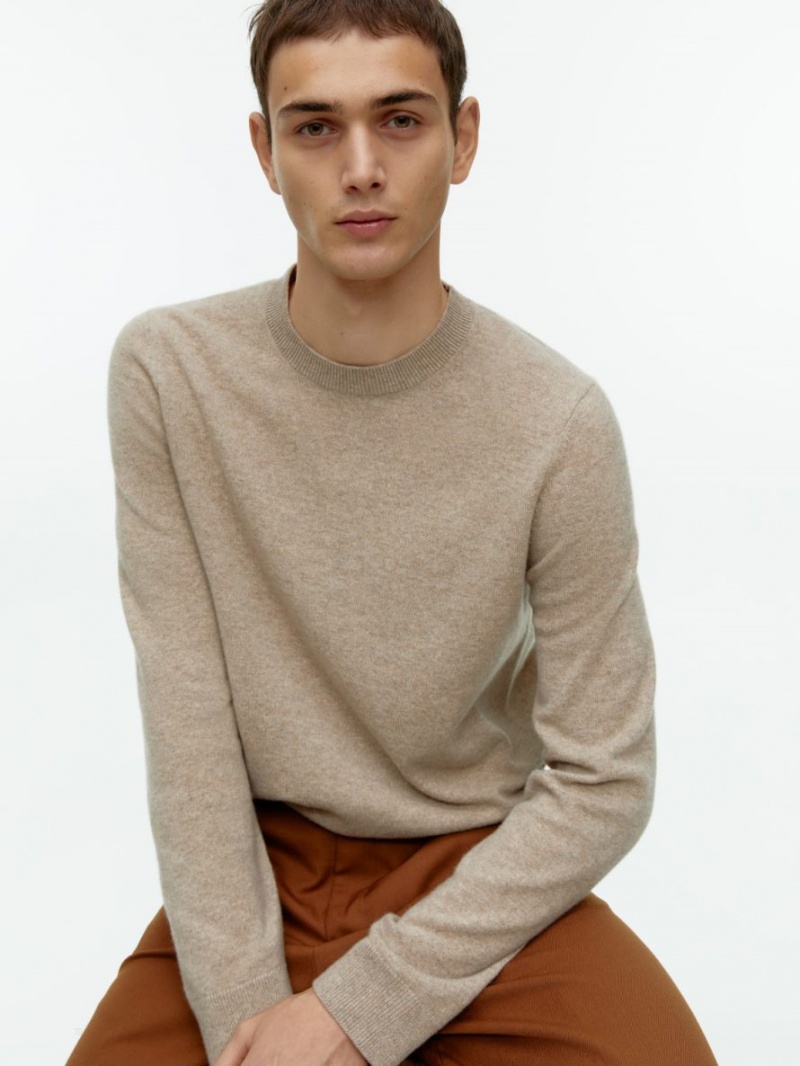 Pulover Arket Cashmere Barbati Bej | Romania-AFVG21908