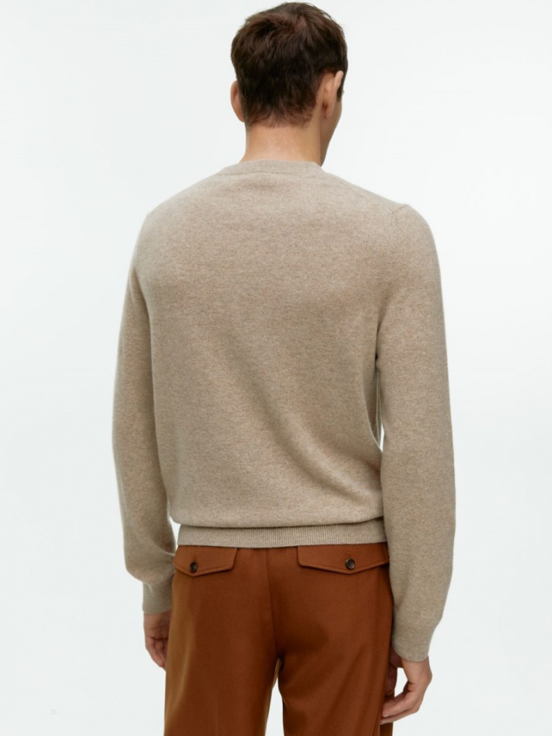 Pulover Arket Cashmere Barbati Bej | Romania-AFVG21908